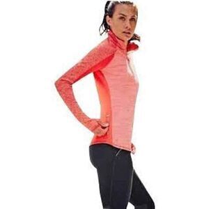 Athleta Activewear‎ Coral Half Zip Pullover Style 138805 65054 Size S